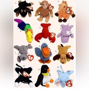 TY Beanie Babies Rare Mc Donald’s Full set (1998)  BABIES